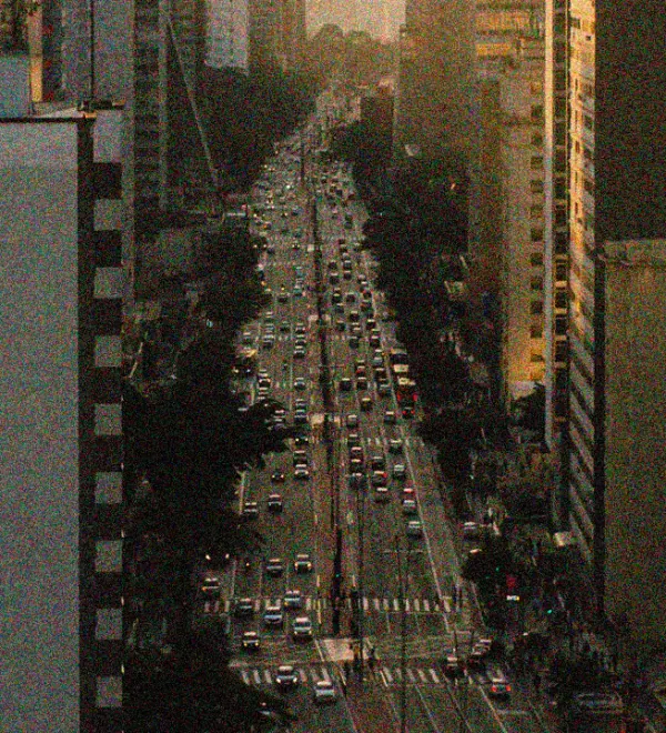 Avenida Paulista vista do alto